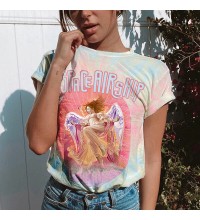 women's short sleeve graphic T-shirt HE1108-02-01