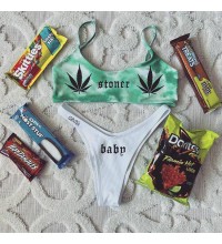 Devil Angel sexy split bikini HE1610-02-01