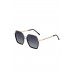 Dionne Black Geometric Sunglasses