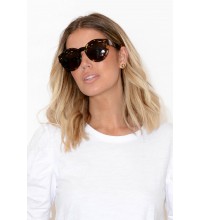 Larchmont Tortoiseshell Rounded Sunglasses