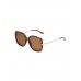 Vintage Taupe Oversized Sunglasses