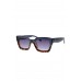 Onassis Contrast Navy Square Sunglasses